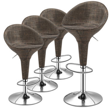 Swivel Adjustable Height Bar Stool